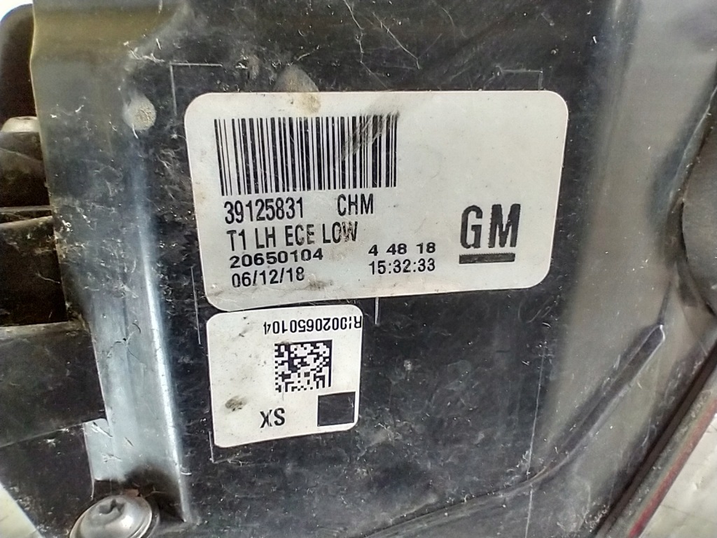 фото №11, Opel insignia b hb лампа w крыло левая задняя левый задняя 39125831