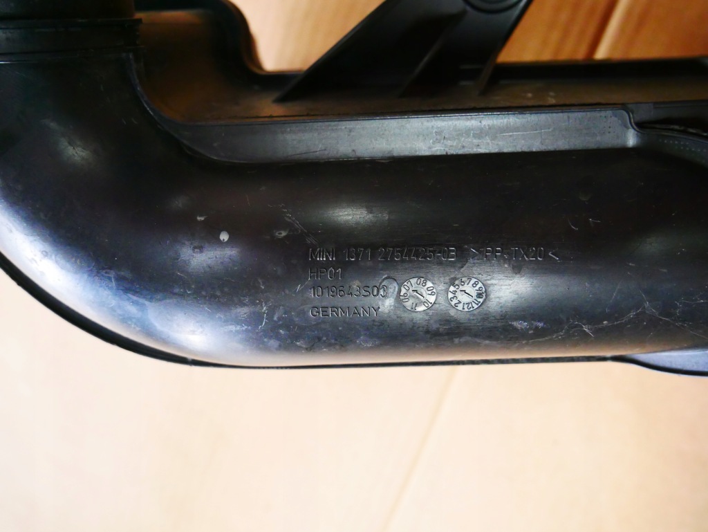 фото №3, Mini r56 r55 r57 r58 r59 труба шланг повітря резонатор 2754425 2754424