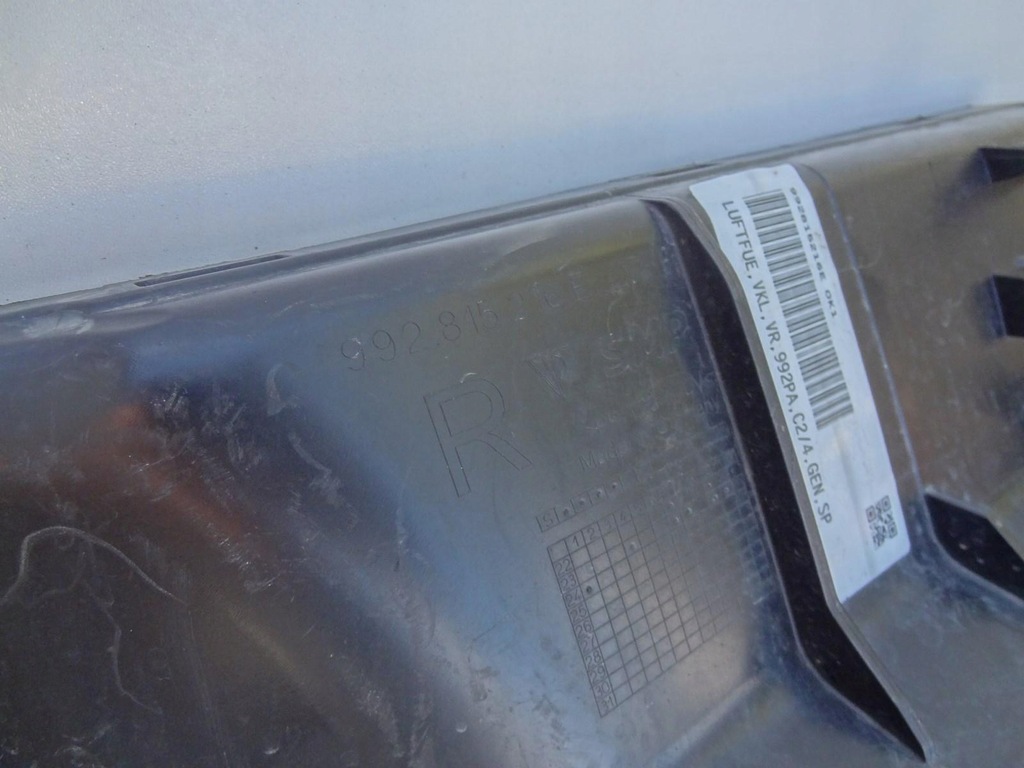 фото №6, Левая правая воздуховод воздуха 992815215e 992815216e porsche 911 992 2024^