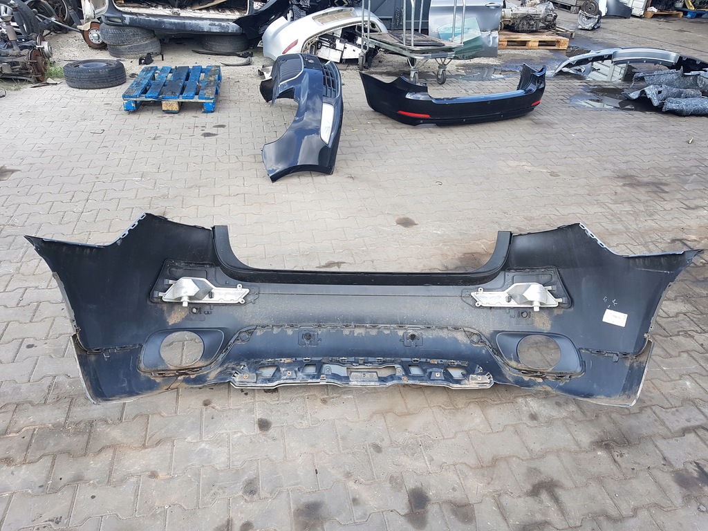 фото №11, Bmw x6 e71 07-10r бампер задняя a52 a52/7 spacegrau металлик