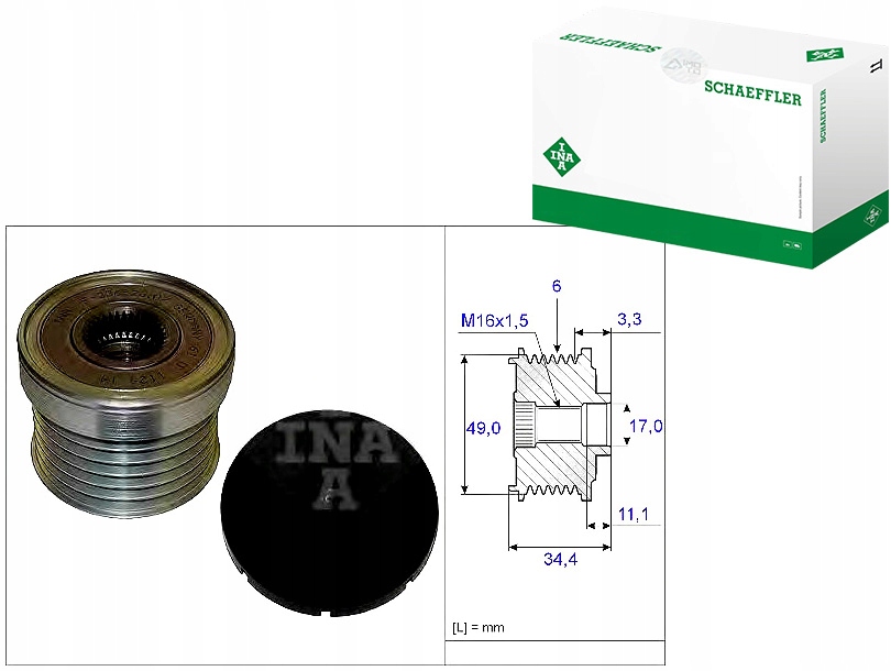 Купить Генератор - сцепление односторонний schaeffler ina 535 0183 10