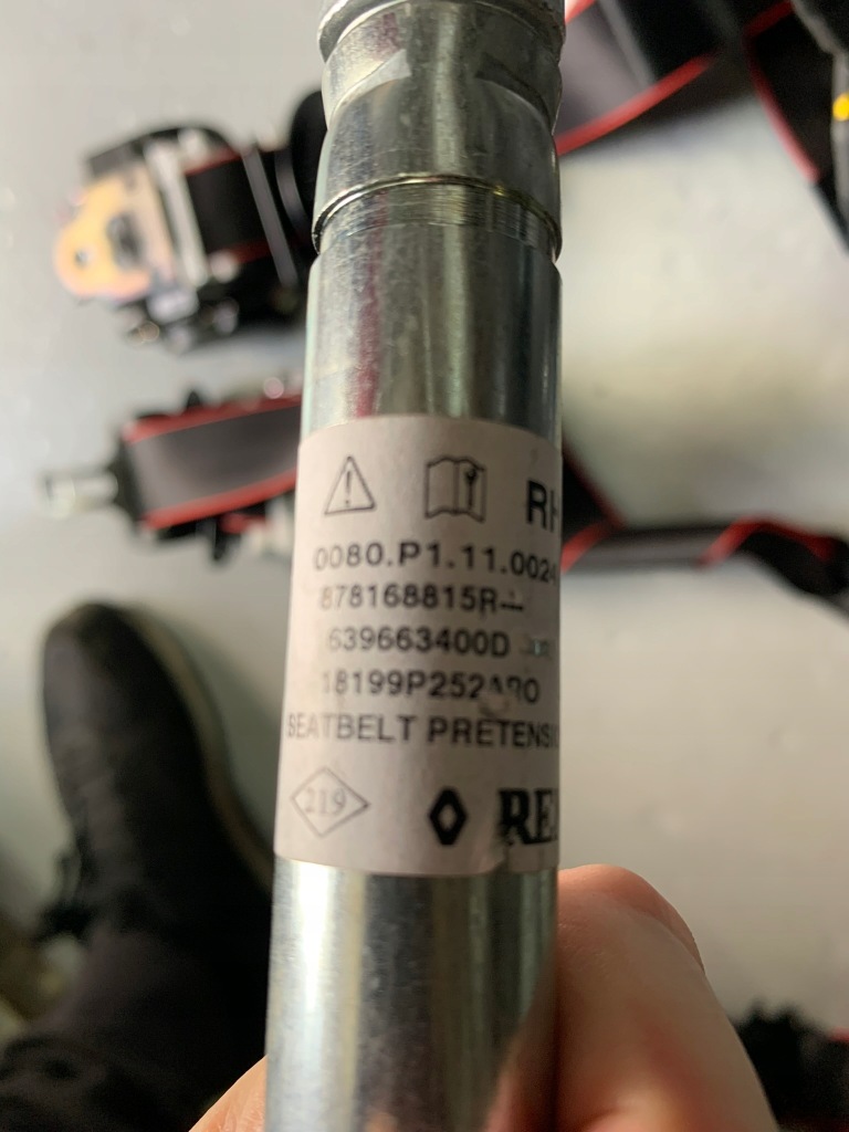 фото №10, Renault clio v rs r.s. line консоль подушки безпеки повітряні подушка безпеки pas натягувач