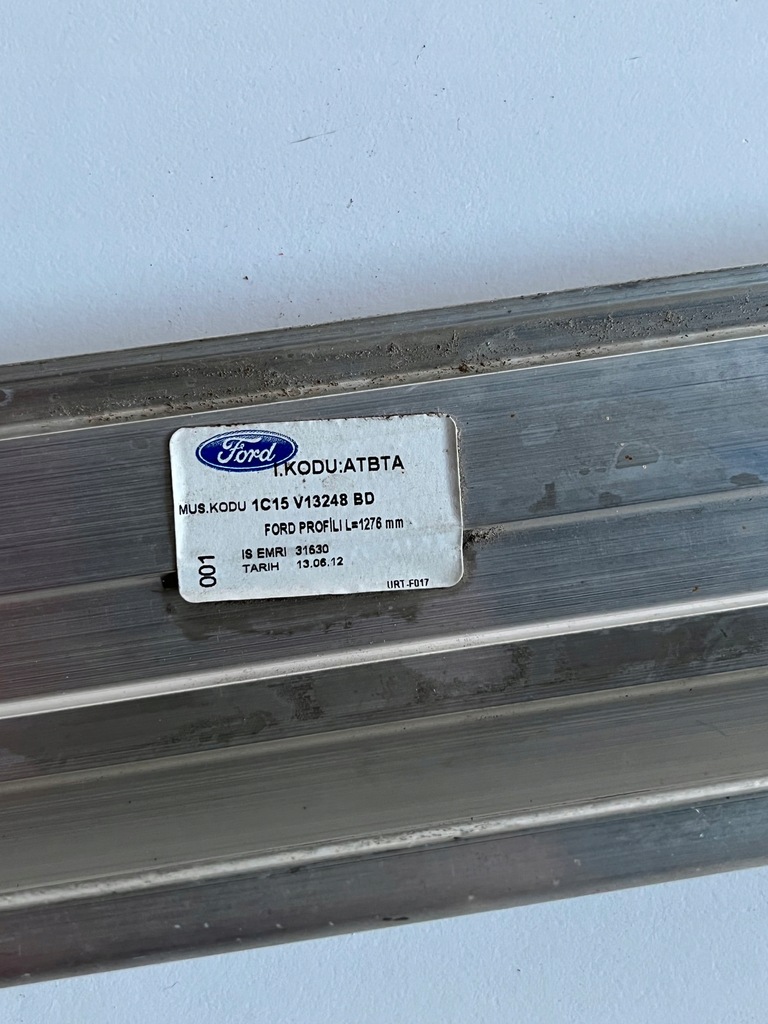 фото №3, Молдинг порог накладка защита ford transit