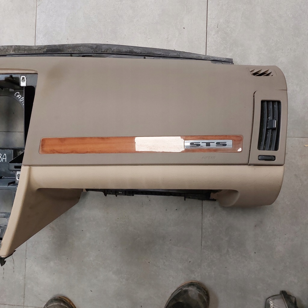 фото №5, Cadillac sts панель приладів приладова панель приладів beż kawa