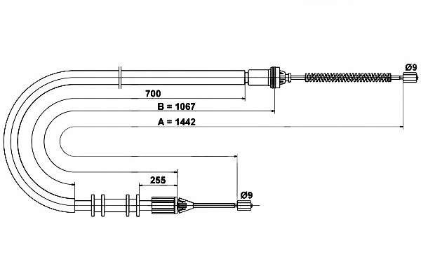 фото №2, Трос гальма ручного renault kangoo kangoo expre
