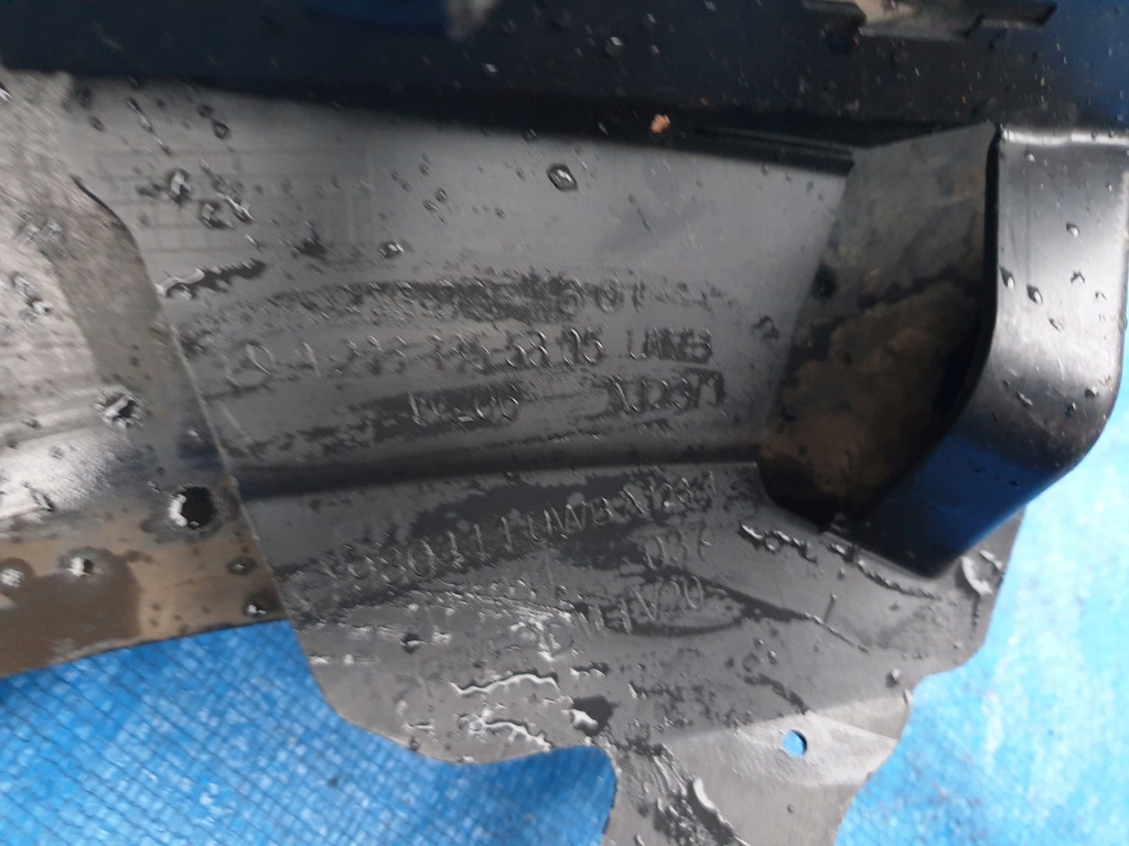 фото №11, Mercedes c-klasa w206 w 206 бампер передний перед защита нижняя решётка радиатора решётка радиатора