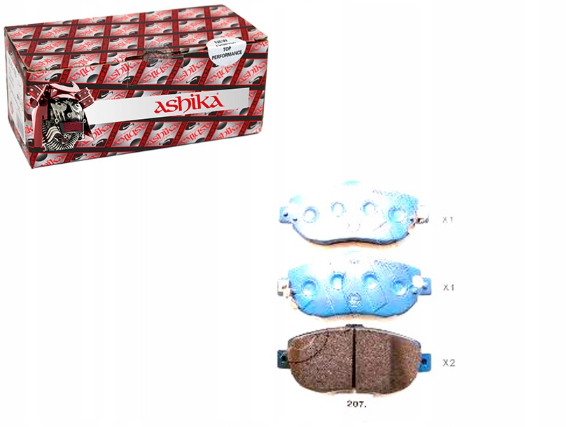 фото №1, Тормозные колодки тормозные lexus gs 430 92- ashika