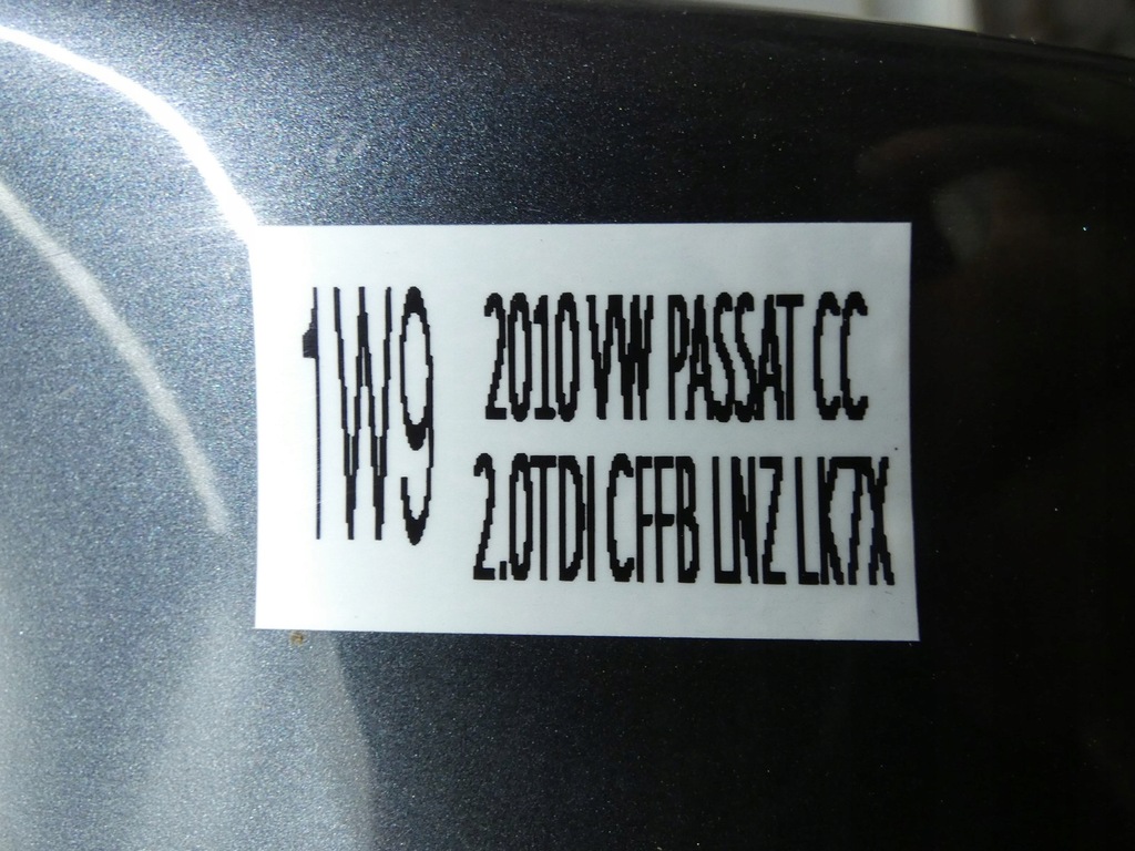 фото №16, Крышка багажника крышка багажника задняя задняя vw passat cc lk7x