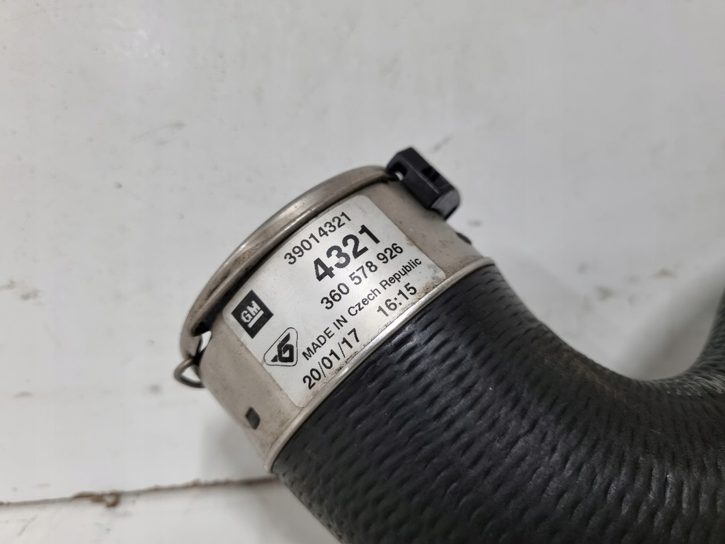 фото №2, Astra k труба шланг интеркулер 1.6cdti 39014321