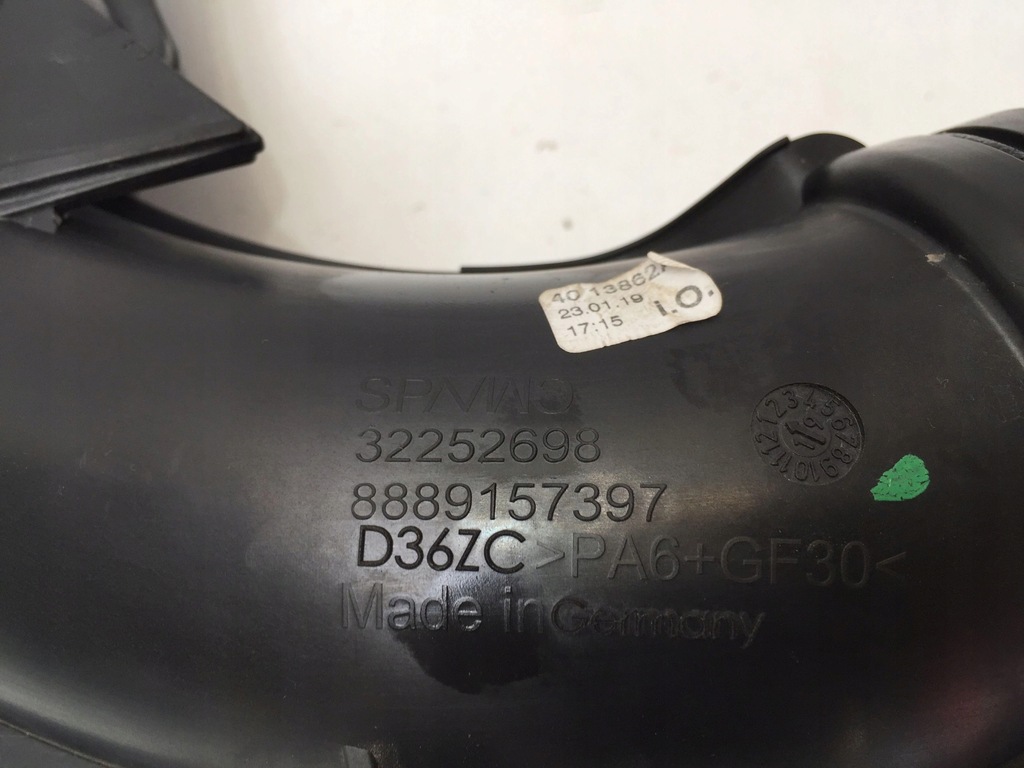 фото №3, Volvo xc40 2.0b шланг труба интеркулер 32224389