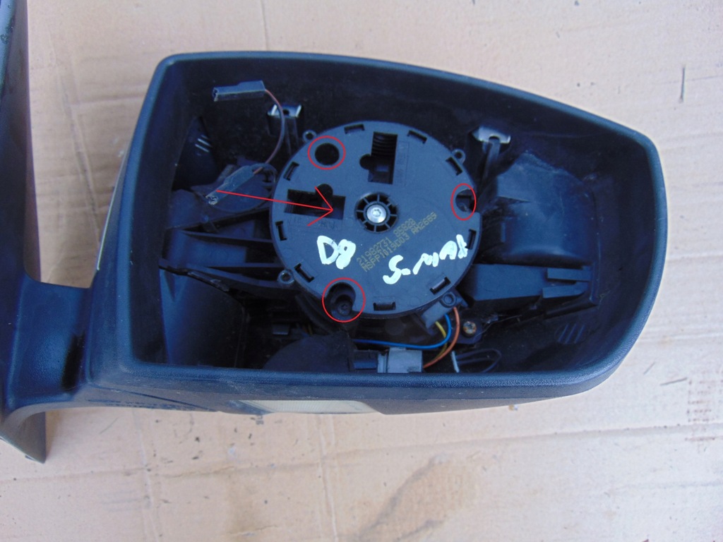 фото №8, Дзеркало праве ford s-max anglik 7 pinów
