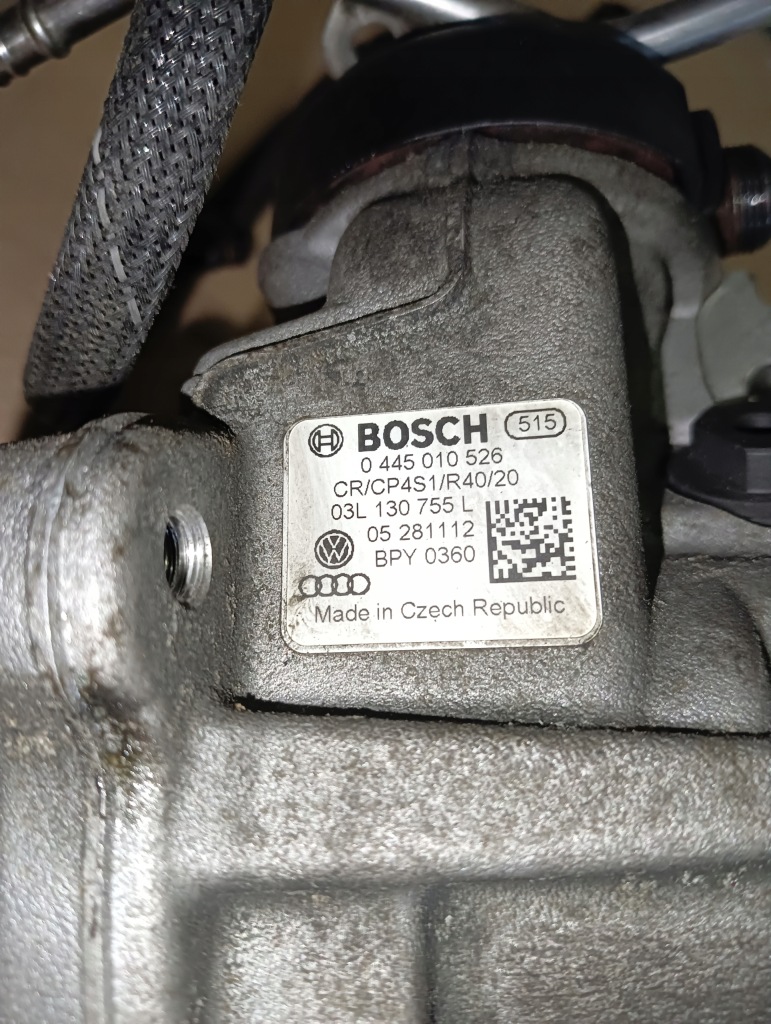 Система топливный vw audi skoda seat 2.0 tdi i 03l125c 0281006074 71122504 с Разборки