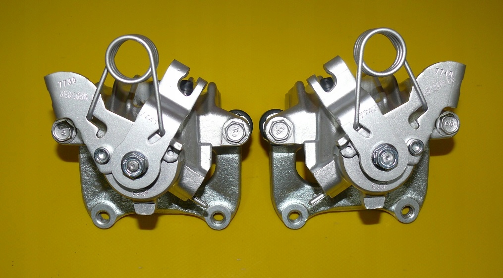 фото №8, Суппорты тормозные скоба левый правый задняя audi a4 b7 255/10mm 04-08r na перед