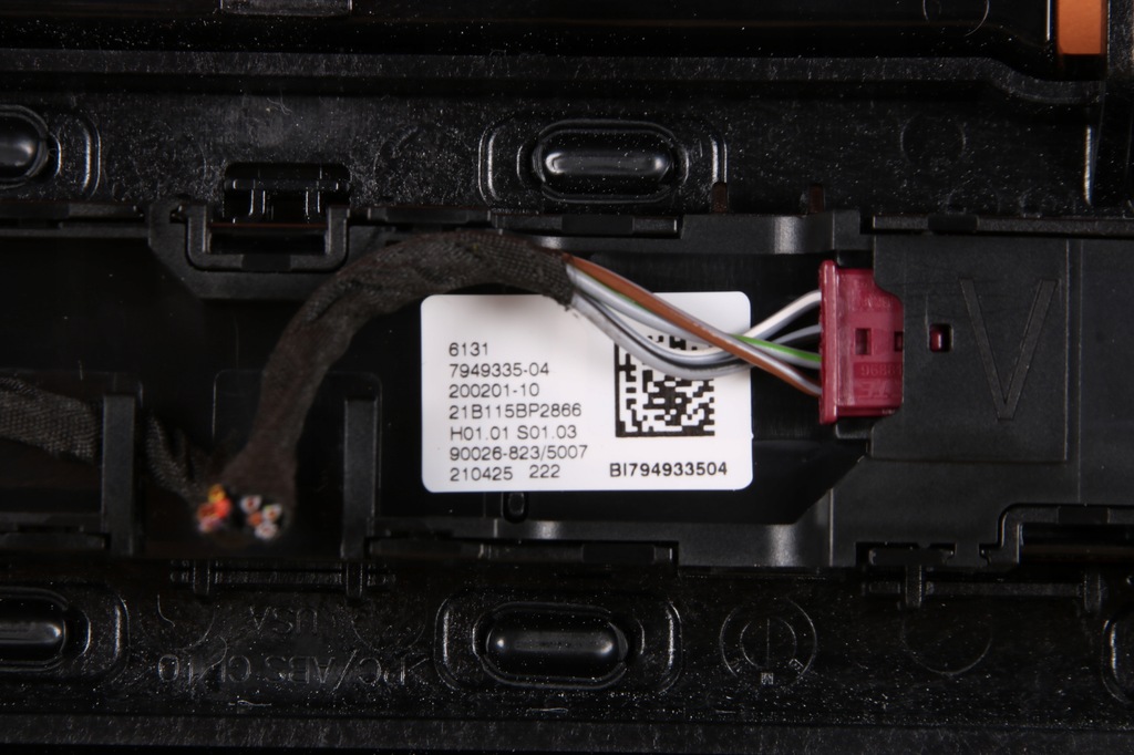 фото №8, Bmw x3 g01 x4 g02 lci панель перемикач радіо аудіо рамка 7949335