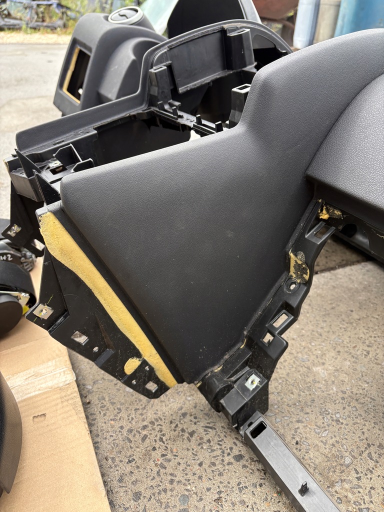 фото №7, Nissan qashqai +2 j10 приборная панель приборная подушка ремни набор подушка безопасности 2.0 dci