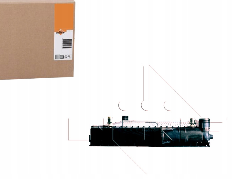 Купить Радиатор volvo s70 v70 nrf