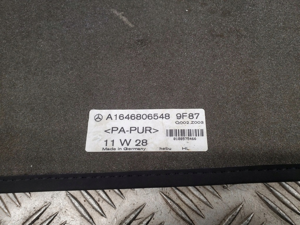 фото №6, Mercedes-benz gl x164 2009 з задній килимок автомобільний задній