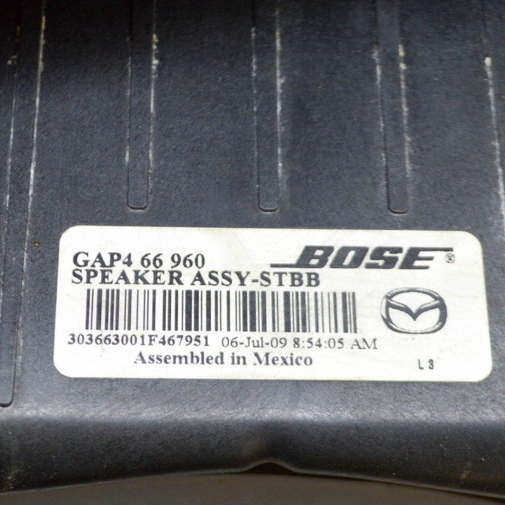фото №7, Mazda 6 2008 динамік низькочастотний