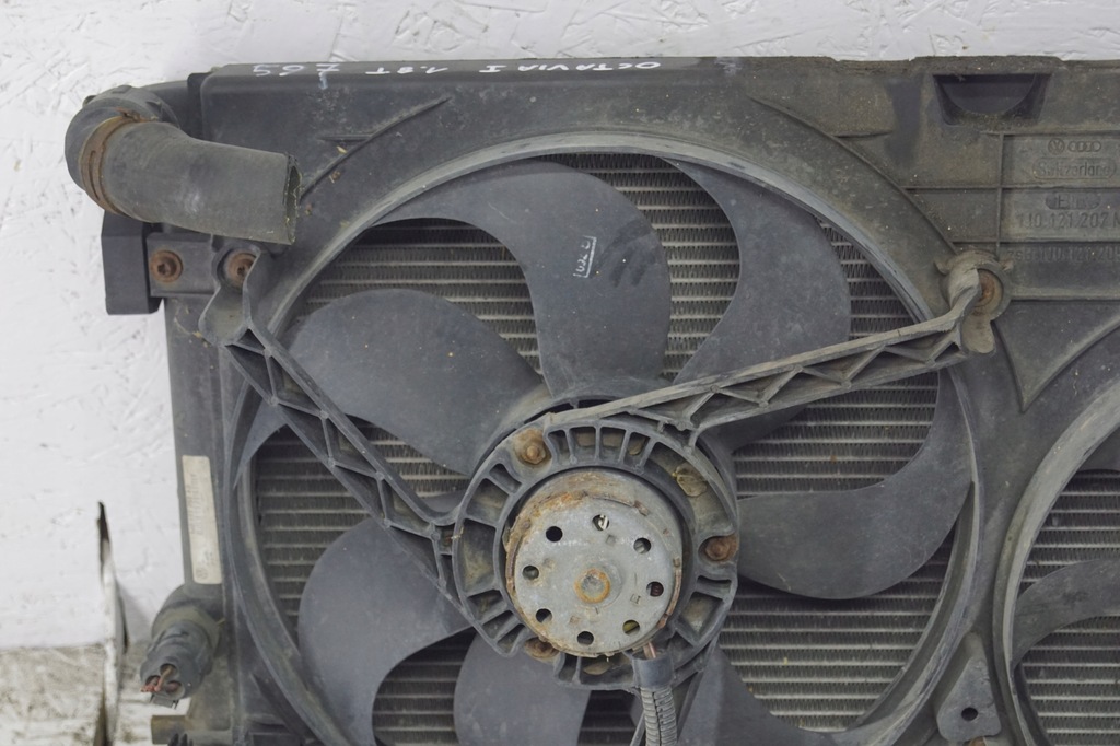 фото №4, Радиатор вентилятор skoda octavia i 1.8t