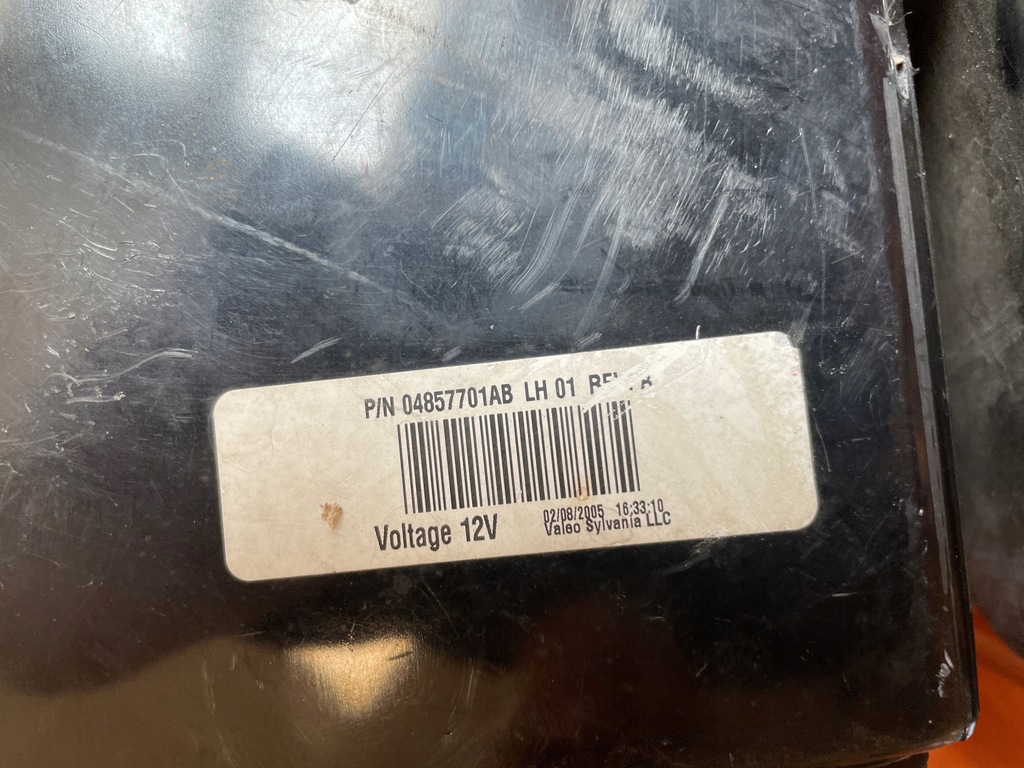 фото №7, Chrysler voyager iv лампа левый перед левая передняя