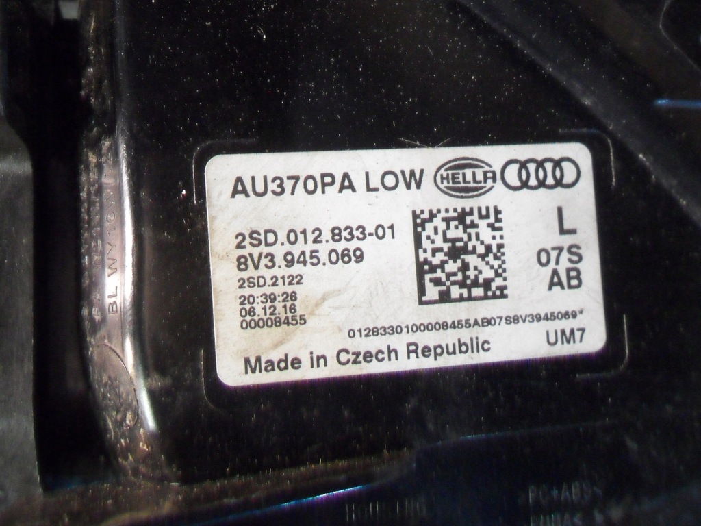 фото №10, Audi a3 8v lift 3d хетчбек 8v3 лампа ліва led