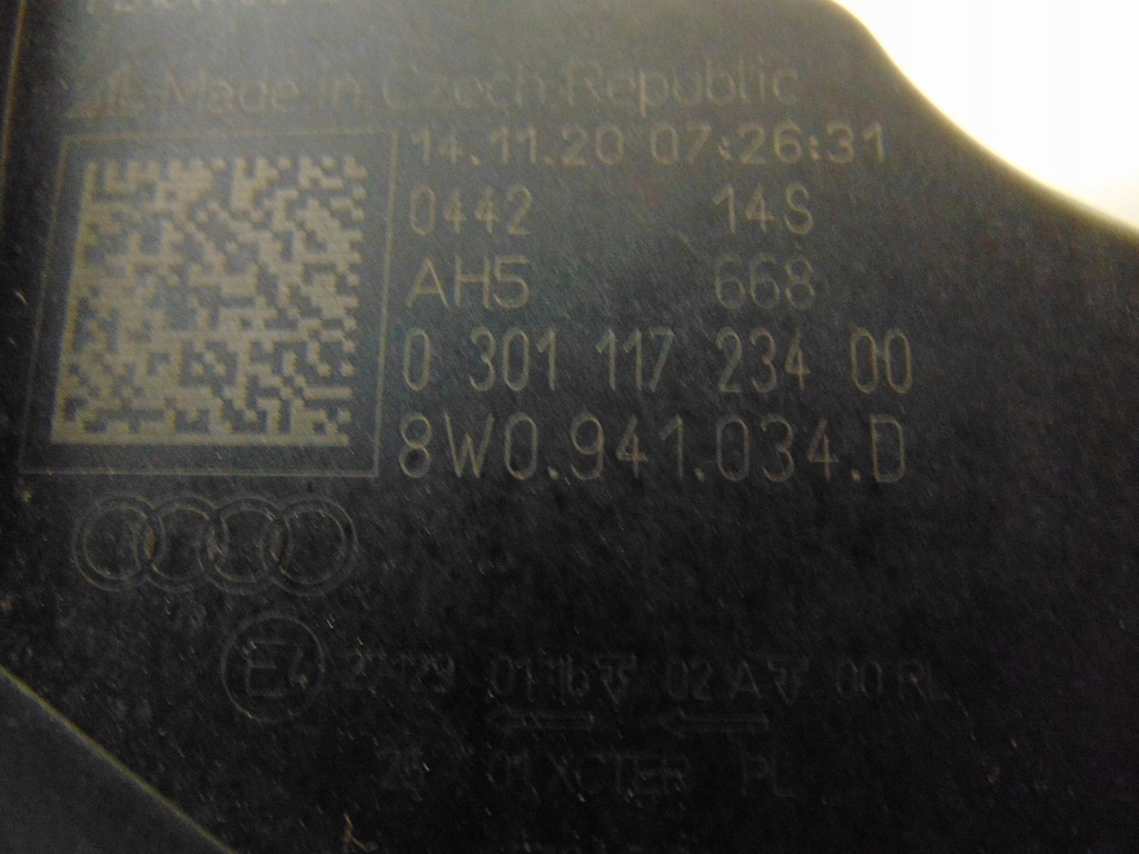 фото №15, Лампа фара правый перед audi a4 b9 lift 8w0941034d europa