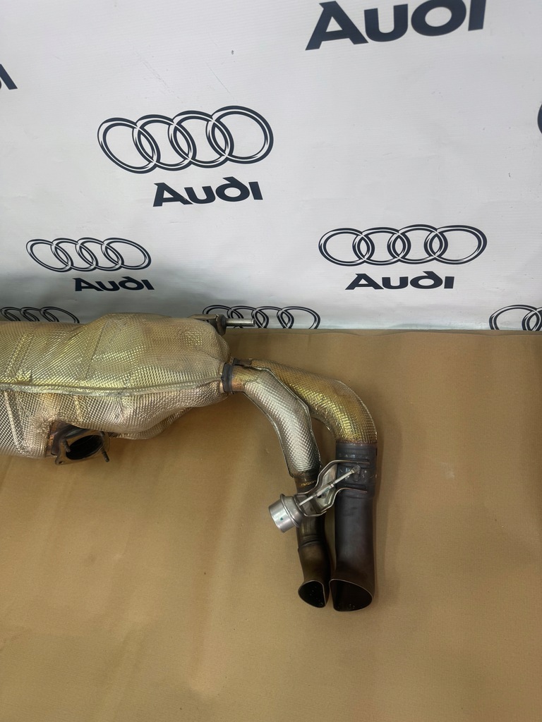 фото №4, Audi r8 4s0251809b гаситель выхлоп конечный 5.2 fsi v10 оригинальный номер audi