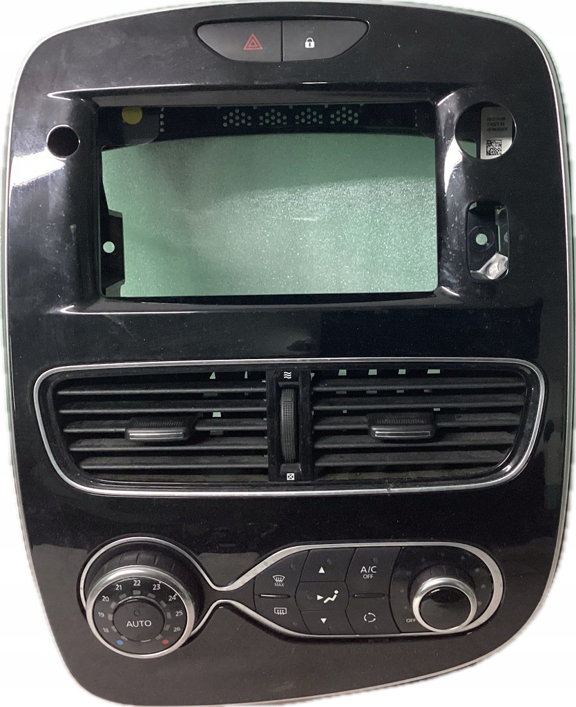 фото №1, Dekor панель блок керування кондиціонера рамка радіо консолі renault clio iv lift