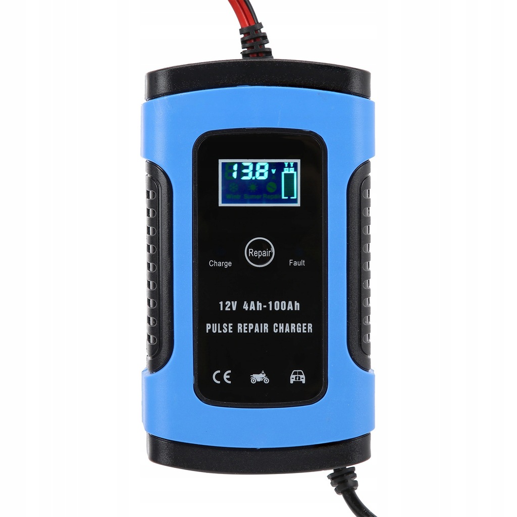 фото №10, Зарядний пристрій motocyklowa 12v/6a дисплей цифровий