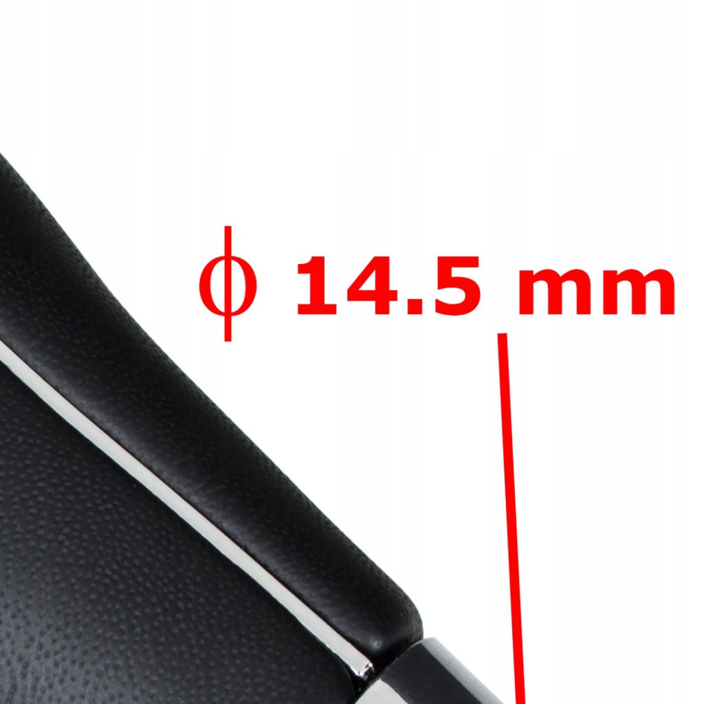 2x ручка перемикання передач 6b+r еко-шкіра чорна до mercedes c w203 a w169 2000- Ціна