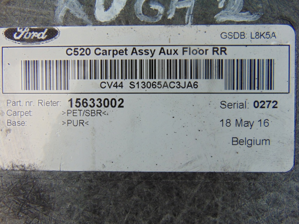 фото №6, Килимок обшивка багажника ford kuga mk2