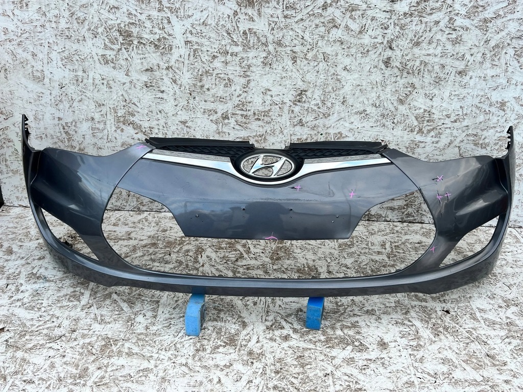 фото №1, Hyundai veloster i 2011- бампер передний перед