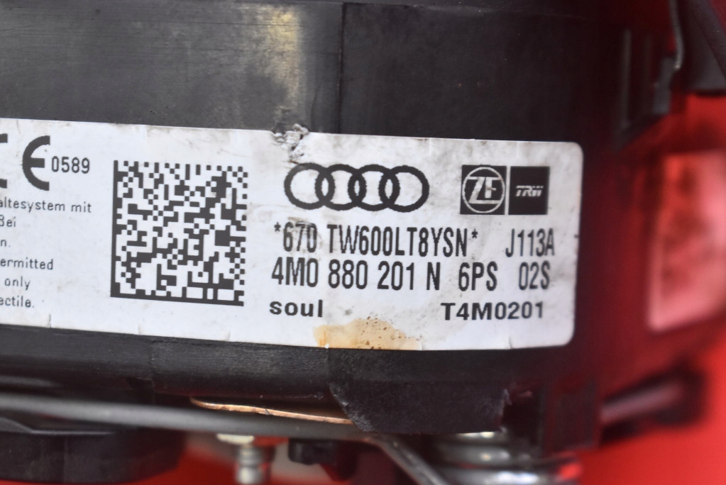 фото №7, Подушка безопасности подушка воздушная водителя 4m0880201n audi q7 4m 15-