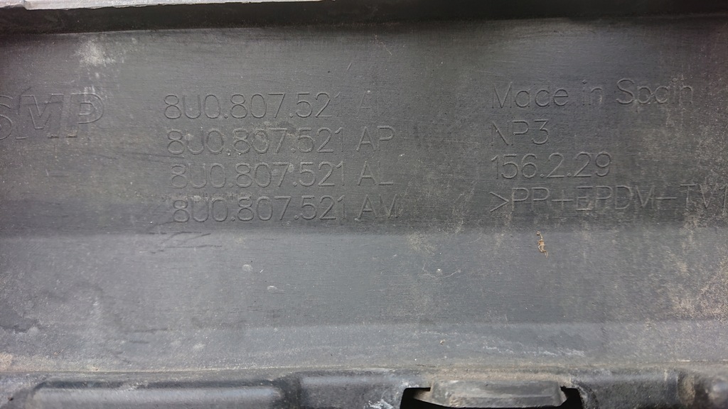 фото №12, Audi q3 8u0 диффузор бампер задний задняя