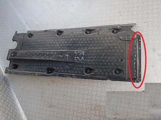 фото №1, Vw eos захист плита підлога pod автомобіль кузов