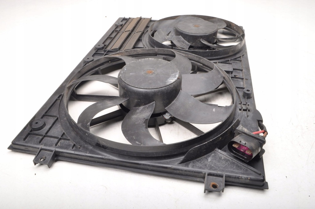 фото №6, Passat b7 skoda superb ii 2.0 tdi 170km вентилятор радиатора 1k0121205ad