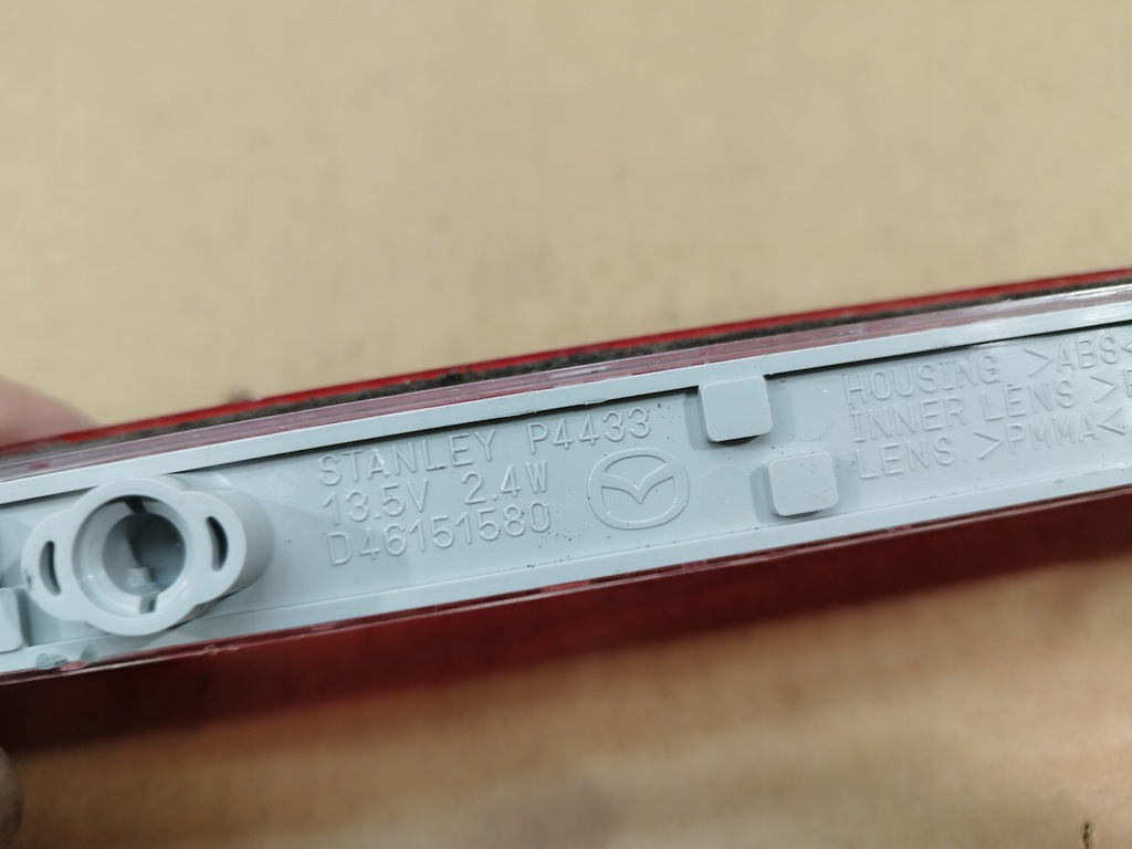 фото №7, Лампа третій світло стоп кришки задня mazda 6 gh lift kombi lata 2010-2012