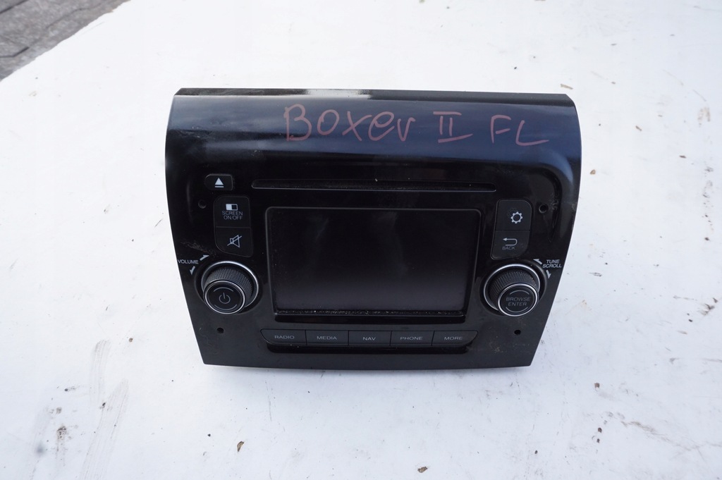 фото №1, Радио cd 07356560580 peugeot boxer ii lift