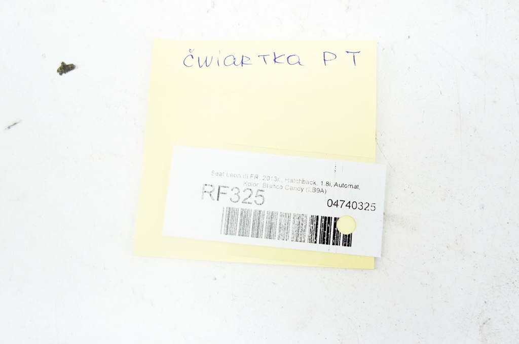 фото №9, Rf325 seat leon iii fr четверть крыло правый задняя blanco candy lb9a hb