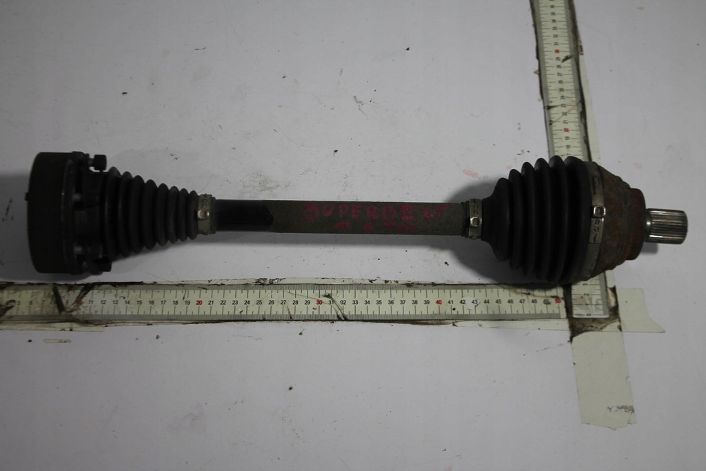 фото №1, Привідний вал лівий перед передня superb ii 1.6 tdi 08-