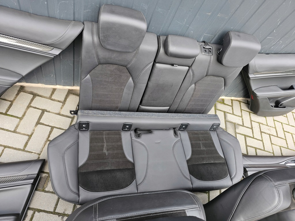 фото №8, Alfa romeo stelvio qv сидіння сидіння сидіння заднє сидіння обшивки середина
