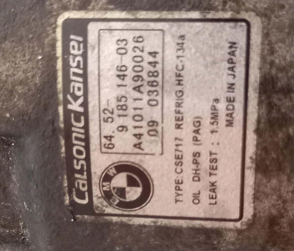 Bmw x5 3.0 d biturbo m57d30 218km 06r компрессор кондиционера 9185146 в Украине