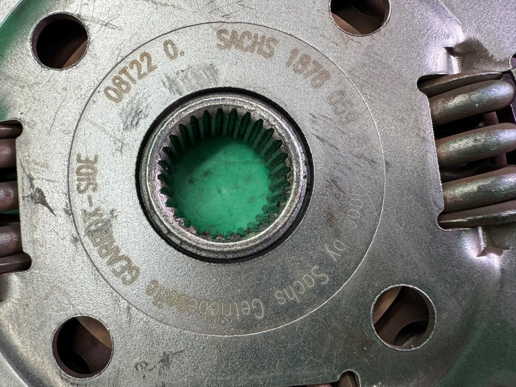 фото №8, Сцепление диск + прижим 220mm seat altea xl 1.6 mpi 8v 04- sachs 7mm