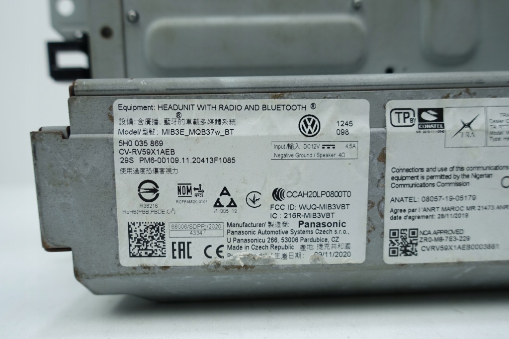 фото №6, Екран дисплей радіо bluetooth vw golf viii 5h0