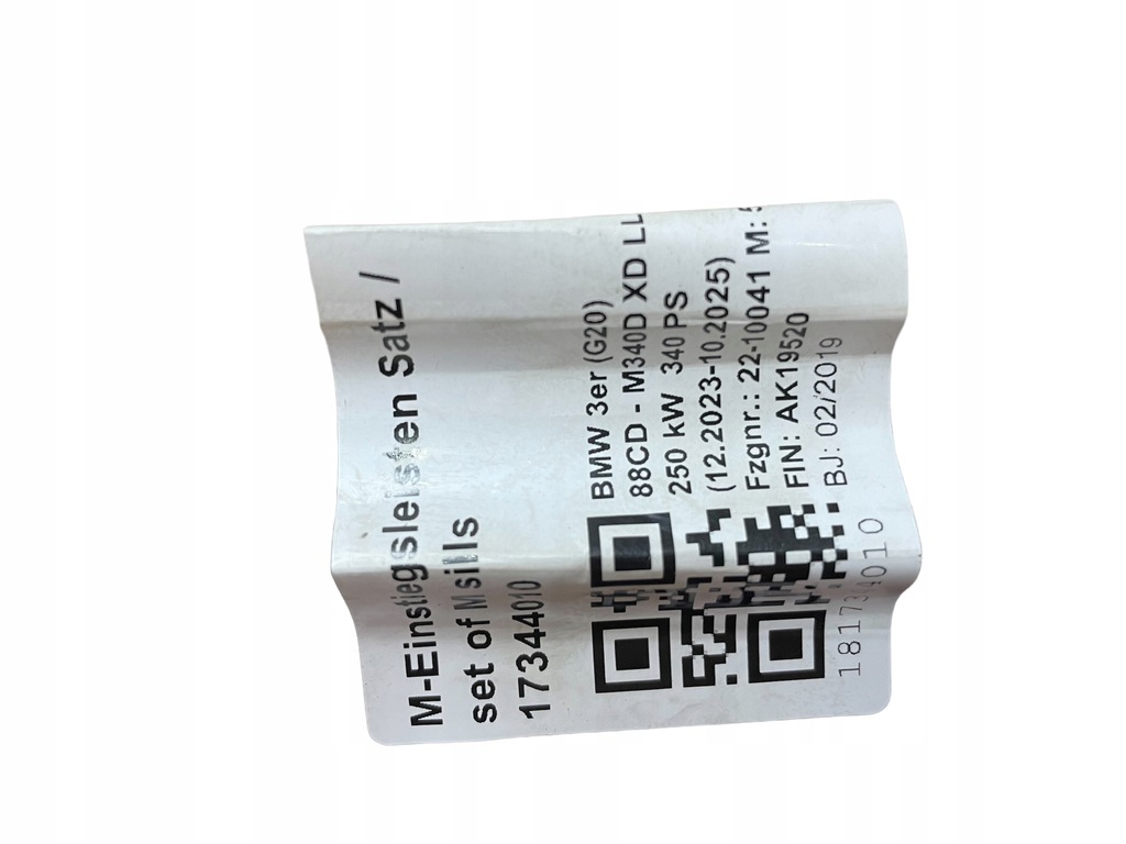 фото №5, Молдинг порог m-pakiet bmw 3 g20 g21 m340d