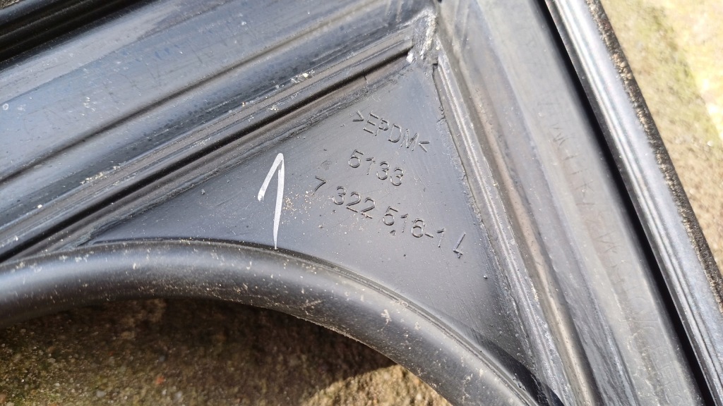 фото №5, Mini cooper f55 молдинг прокладка двері права передня 7322516