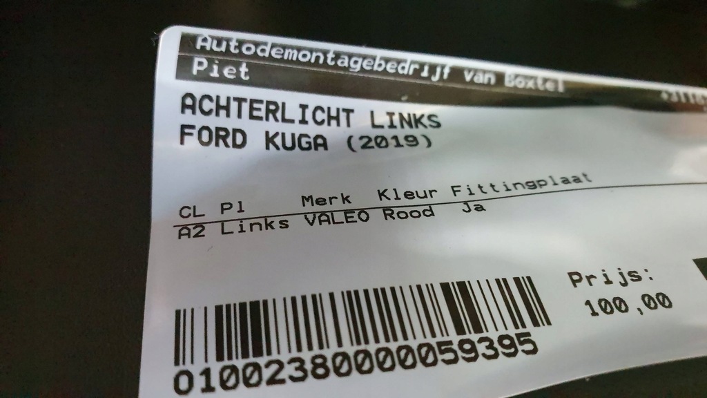 фото №7, Лампа задня ліва ford kuga mk2 cv4413405bh 13-