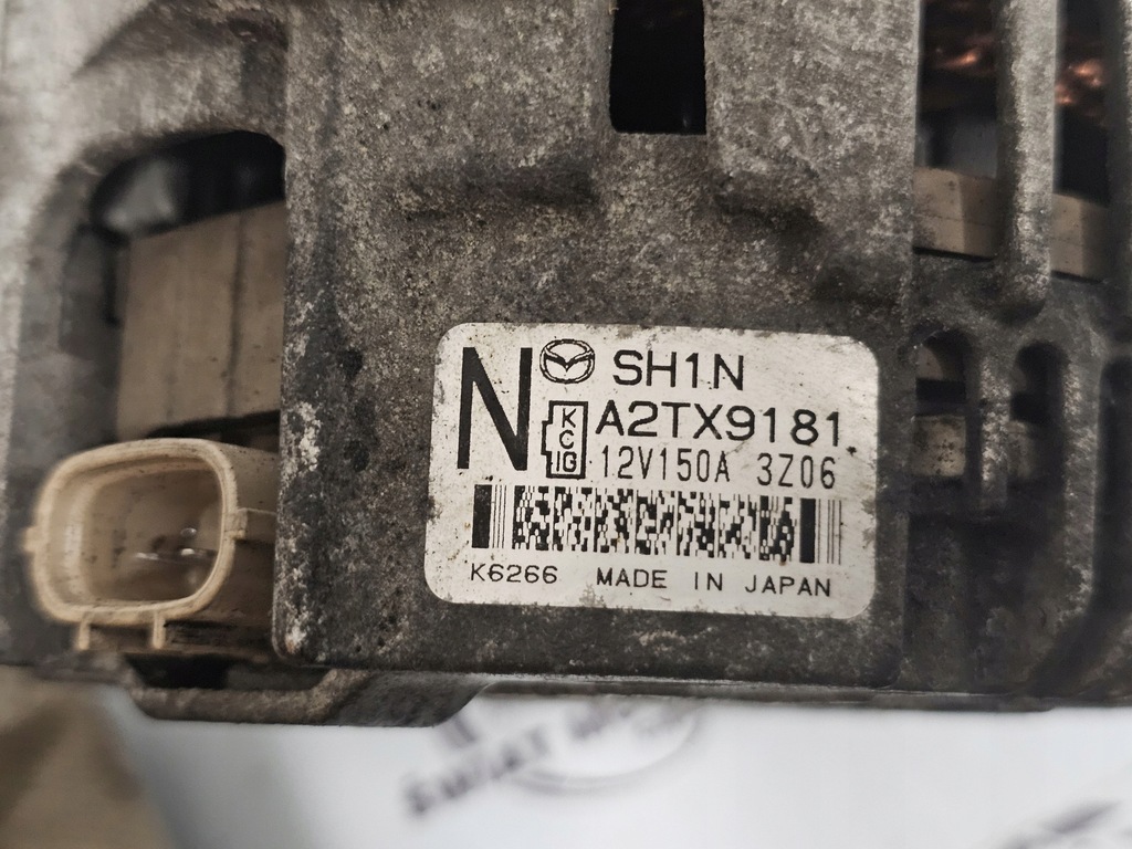 фото №6, Mazda 6 cx-5 2.2 d sh01 euro 6 150km генератор sh1n-a2tx9181