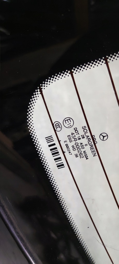 фото №6, Mercedes w211 стекло крышки задний kombi