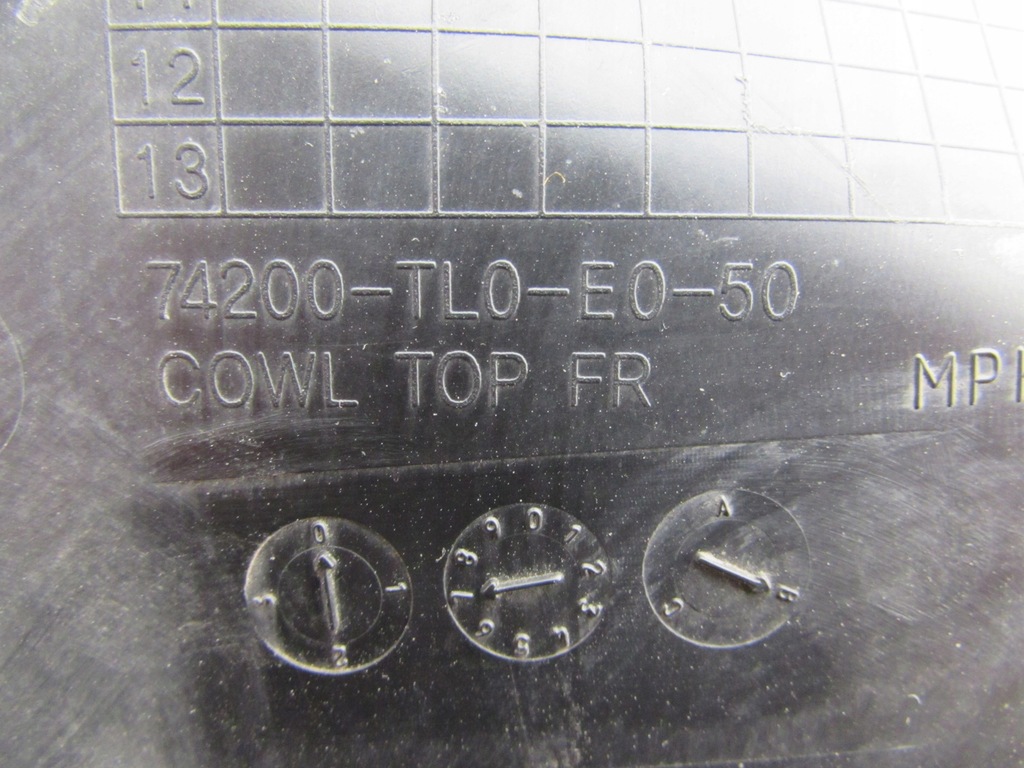 фото №6, Жабо пластиковий honda accord viii 74200-tl0-g0-50